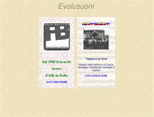 Tablet Screenshot of evolusuoni.it